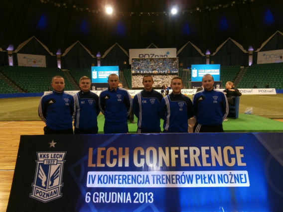 Trenerzy Football Academy Bolesławiec podczas Lech Conference 2013