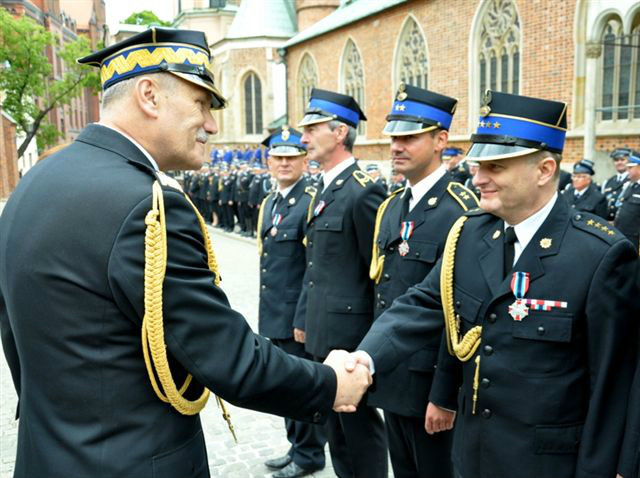 Srebrną Odznaką „Zasłużony dla ochrony przeciwpożarowej” został odznaczony Janusz Gabryś